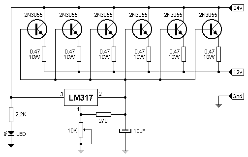 Conversor 24v a 12v 